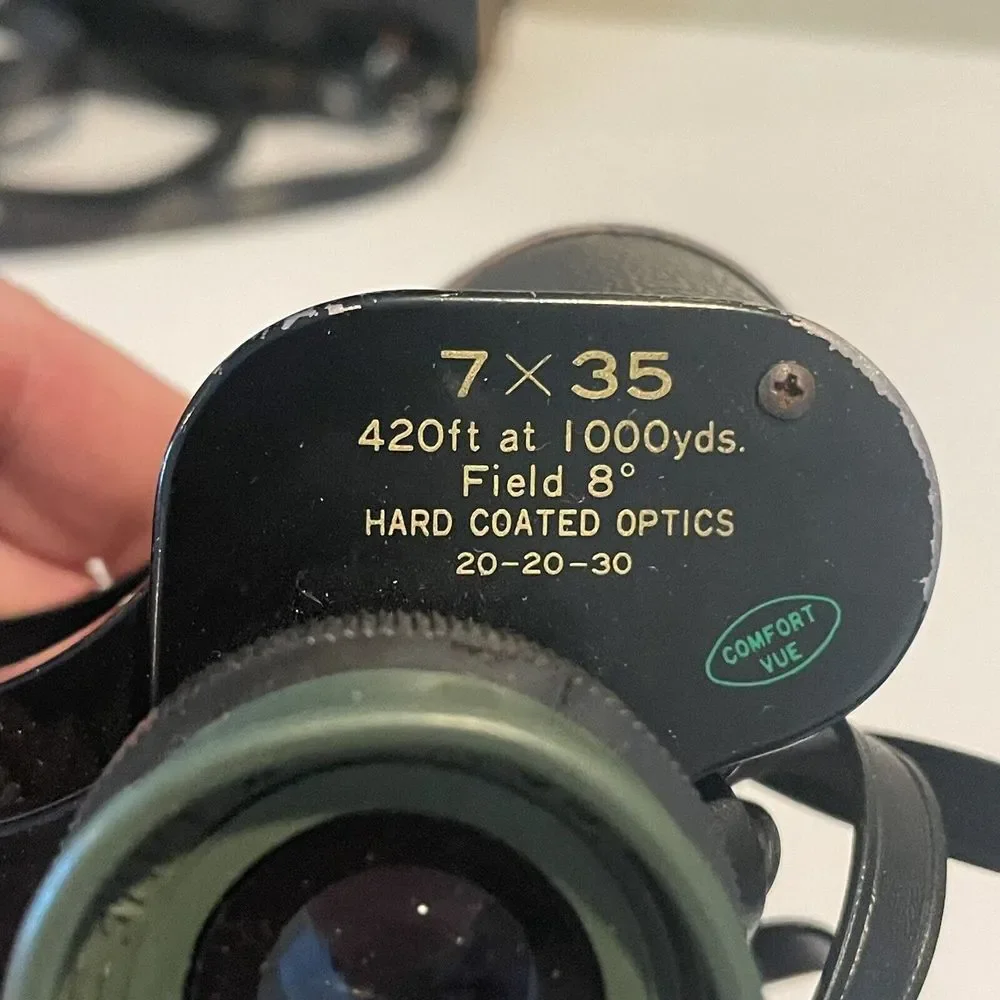Vintage Kmart Focal Binoculars 7x35 ZWCF10 Wide‎ Angle Box Case Manual